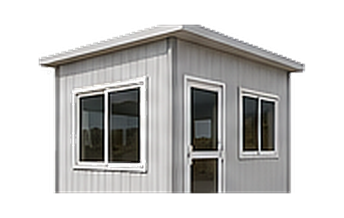 caseta de guardia modular para control de acceso